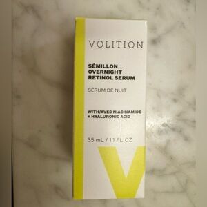 Volition Sémillon Overnight Retinol Serum - White and Yellow